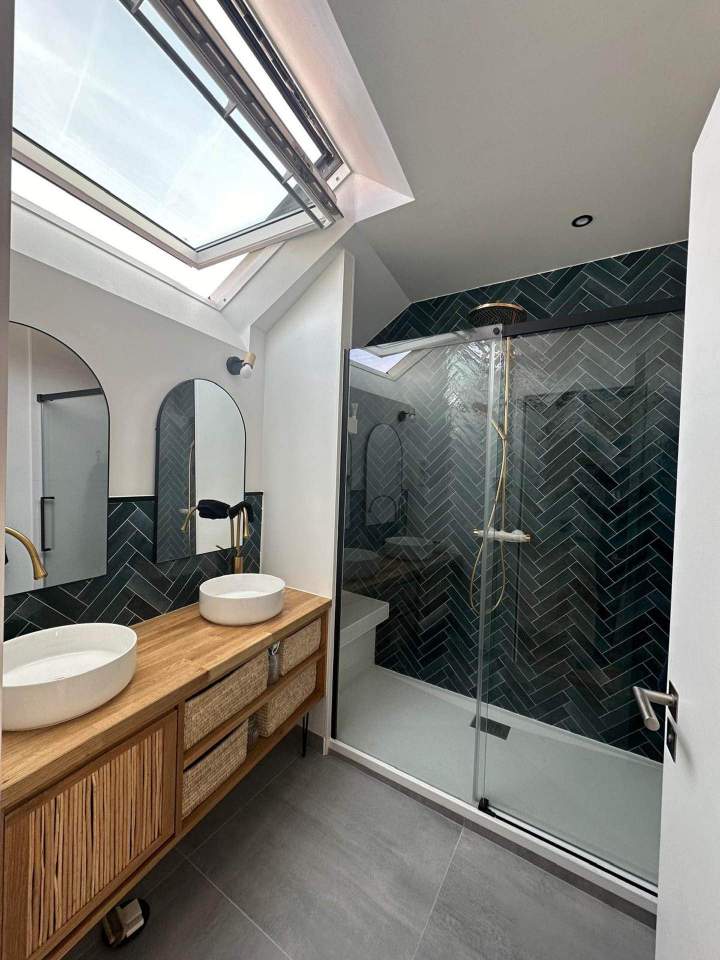 Salle de bains rénovée Argenteuil
